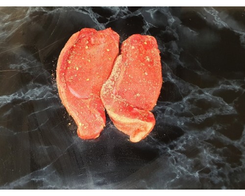 Hot and Spicy boneless pork chops